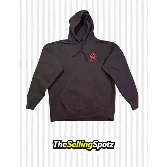 24Karats x Naruto Graphic Hoodie Black Us/Uk (L) Large - Picture 2 of 5